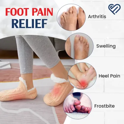 FleeceSox - Fleece-Lined Non-Slip Thermal Slippers Socks-walkjoyful