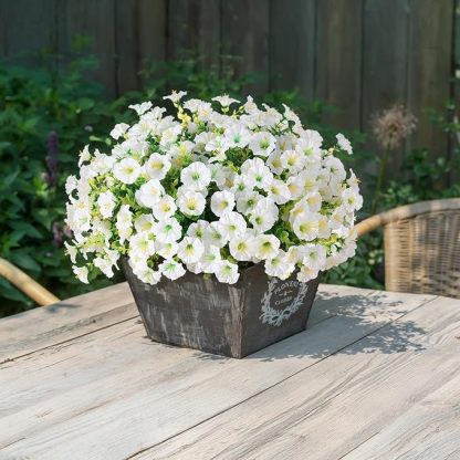 🌸 Spring Summer Home Decoration - 🌿 Fake Silk Colorful Morning Glory