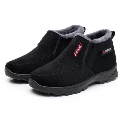 (⏰CLEARANCE SALE 70% OFF) Men's 2024 Winter New Waterproof And Non-Slip Slip-On Warm Cotton Shoes Correction Ankle Support Wide Toe Arch Support Sports Shoes-walkjoyful