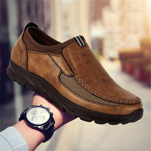 🔥HOT SALE🎁--50% OFF 🎉MENS HANDMADE CASUAL COMFY  SLIP ON LOAFERS
