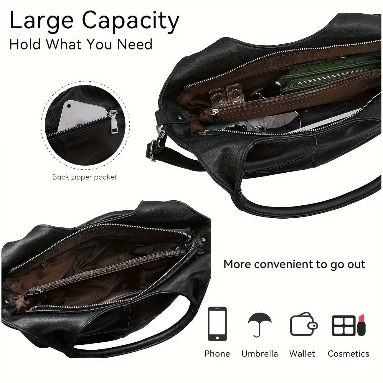 Elegant Genuine Leather Women's Crossbody Shoulder Bag