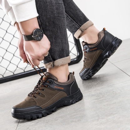 (⏰Limited Time Sale 70% OFF) Men's Outdoor Orthopedic Wide Toe Arch Support Hiking Shoes