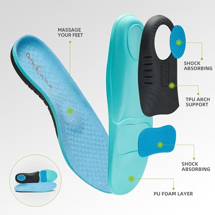 [👨‍⚕️Effect: Relieves Foot Pain] Men's Comfortable Orthopedic Support Shoes Lightweight Waterproof Hiking Work Shoes