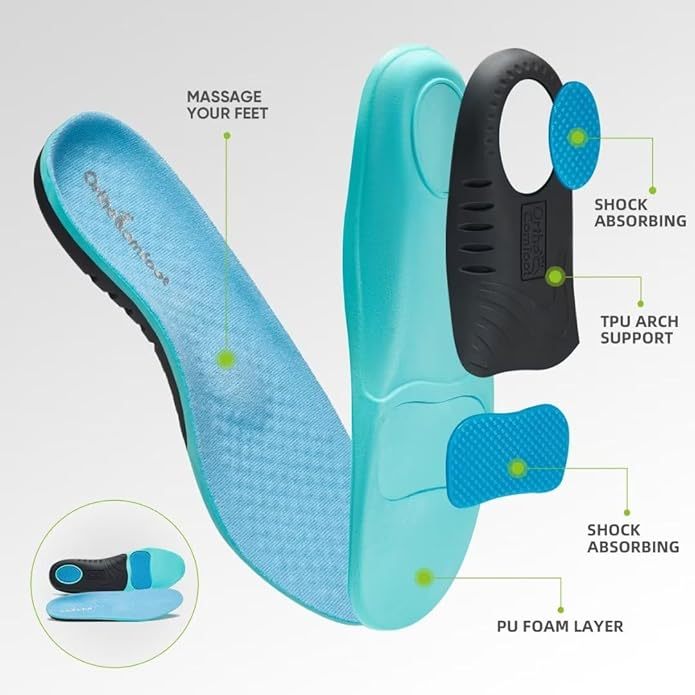 [👨‍⚕️Effect: Relieves Foot Pain] Men's Comfortable Orthopedic Support Shoes Lightweight Waterproof Hiking Work Shoes