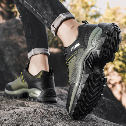 [👨‍⚕️Effect: Relieves Foot Pain] Men's Comfortable Orthopedic Support Shoes Lightweight Waterproof Hiking Work Shoes