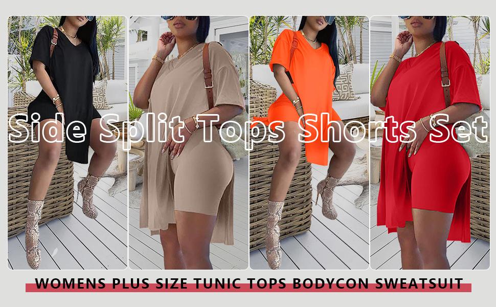 Womens 2 Piece Lounge SetsT-Shirts Topsas Biker Shorts Set Workout Reversible T racksuit S-3XL Womenswear Minimalist Shortsleeve Summer Two-Piece Set 2026 Casual Oversized Shirts Biker Shorts Matching Airport Travel Outfit Split Hem Lounge#springto Womens 2 Piece Lounge SetsT-Shirts Topsas Biker Shorts Set Workout Reversible T racksuit S-3XL Womenswear Minimalist Shortsleeve Summer Two-Piece Set 2026 Casual Oversized Shirts Biker Shorts Matching Airport Travel Outfit Split Hem Lounge#springto