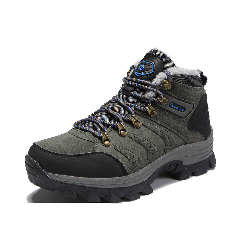 MEN'S WIDE FOOT COMFORT SPORT HIKING SHOES WITH ARCH SUPPORT AND SHOCK