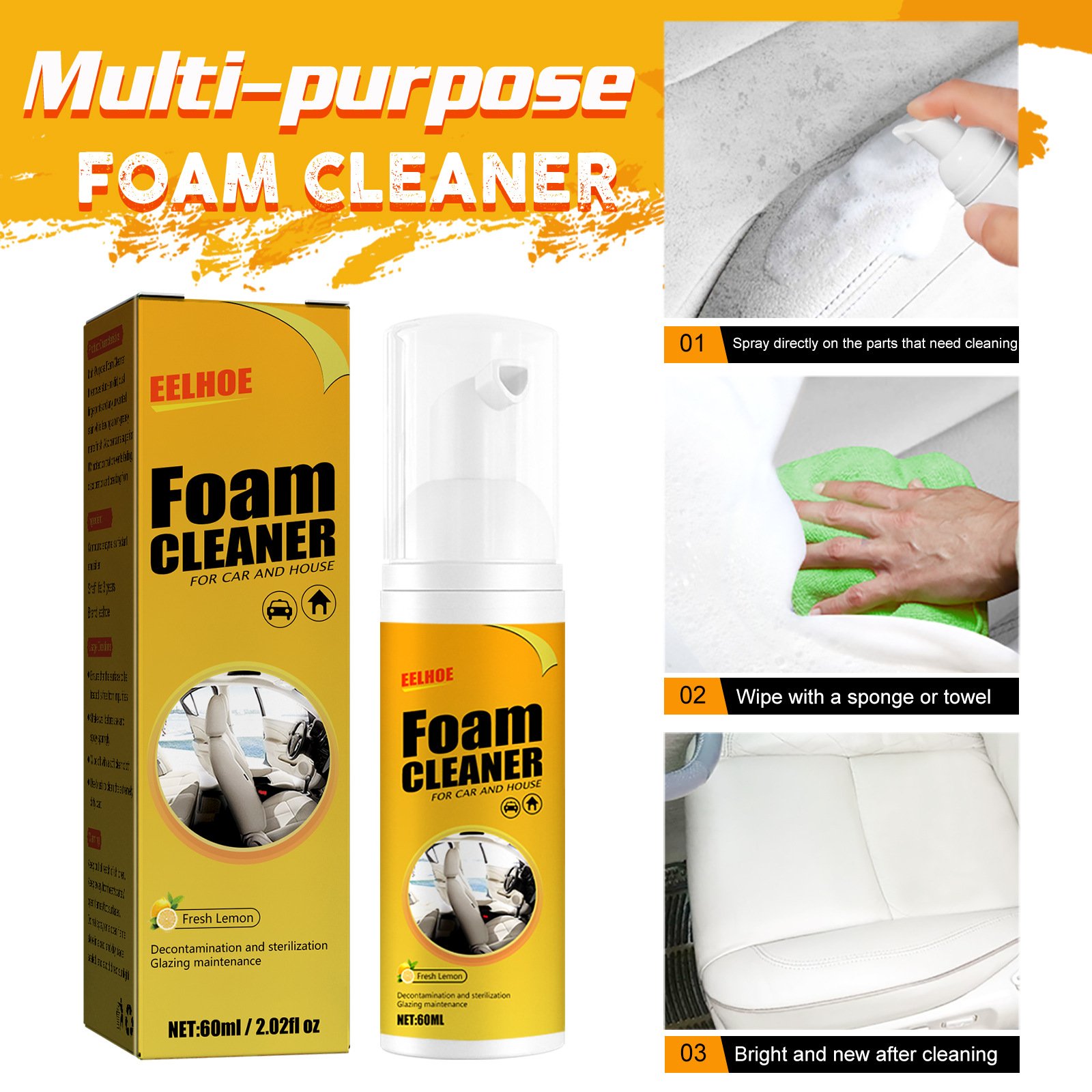 ❄️Winter Discount Frenzy Promotion-49% OFF-🧼Purpose Foam Cleaner