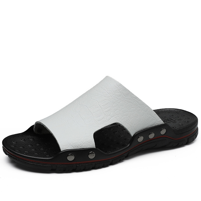 Men's Lightweight Open Toe Slippers - Wear-resistant Non-Slip Comfy Casual Shoes-walkjoyful