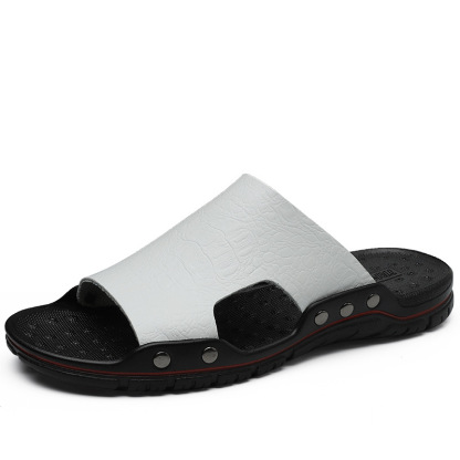 Men's Lightweight Open Toe Slippers - Wear-resistant Non-Slip Comfy Casual Shoes-walkjoyful