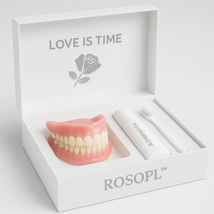 🔥Ends Today: 70% OFF! 🦷ROSOPLTM Custom-Fit Full Functional DenturesMake you more confident