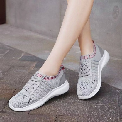 Women Breathable Arch Support Elastic Orthopedic Shoes-walkjoyful