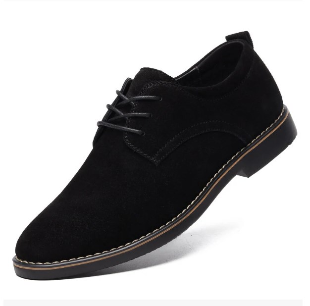🔥Hot Sale🎁--70% OFF 🎉Mens Classic ritish Style Suede Oxfords Lace Up Business Formal Casual Shoes