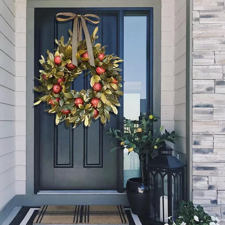 🍁Fall wreath - pomegranate wreath