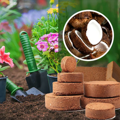 🔥LAST DAY 49% OFF🌱 Premium Organic Coconut Coir Bricks For Plants
