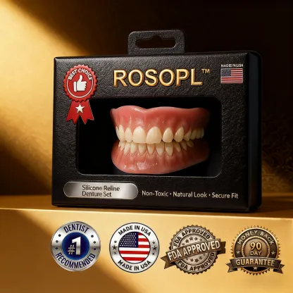 ✨Ends Today: 70% OFF! ROSOPLTM Custom-Fit Full Functional DenturesMake you more confident