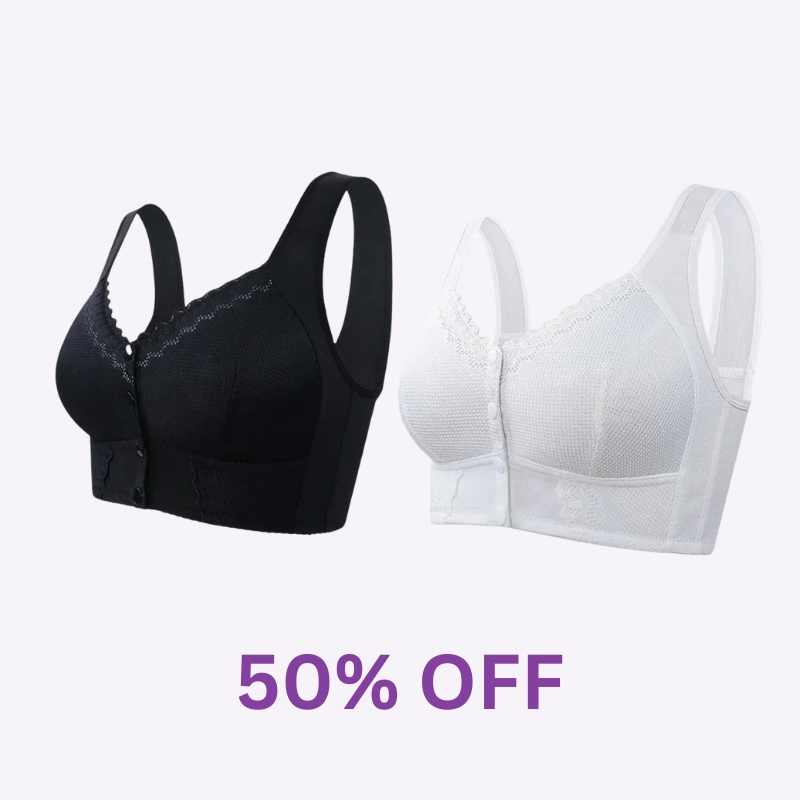 Moona Bra - LAST DAY SALE 80% OFF - Front Closure Breathable Bra for Seniors