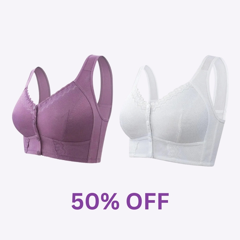 Moona Bra - LAST DAY SALE 80% OFF - Front Closure Breathable Bra for Seniors