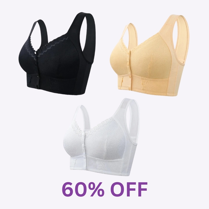 Moona Bra - LAST DAY SALE 80% OFF - Front Closure Breathable Bra for Seniors