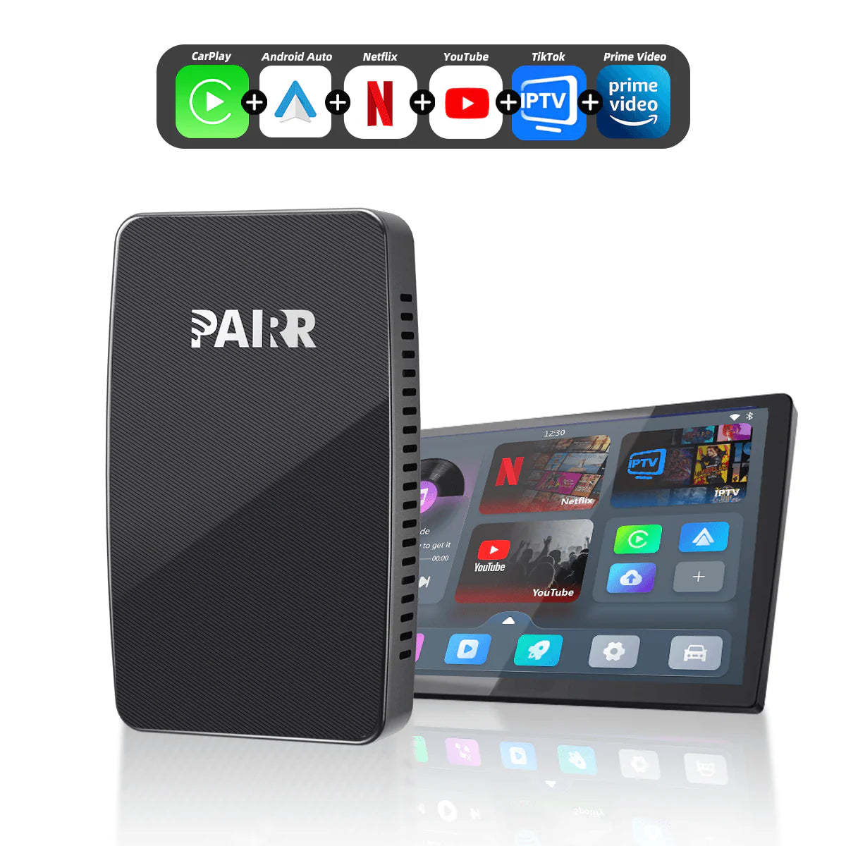 【🔥 2025 New Release 】🎉Pairr Max Pro-YouTube Netflix IPTV Wireless CarPlay/ Android Auto Car Box