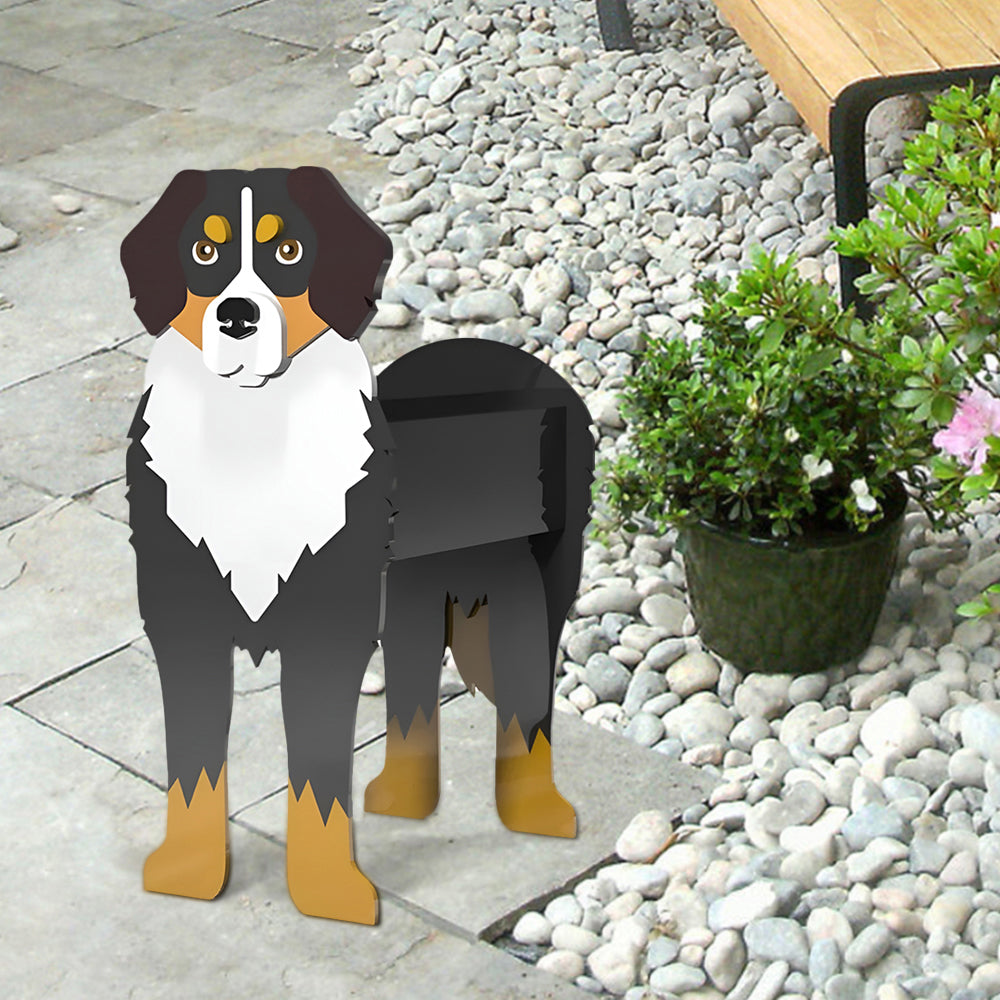 Bernese Mountain Dog Planter