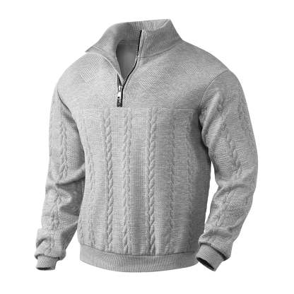 Henry | Premium Quarter Zip Sweatshirt-walkjoyful