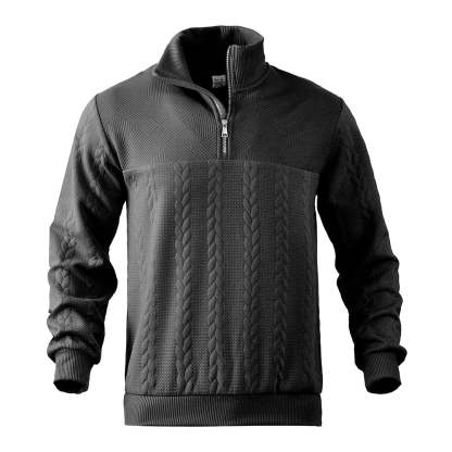 Henry | Premium Quarter Zip Sweatshirt-walkjoyful