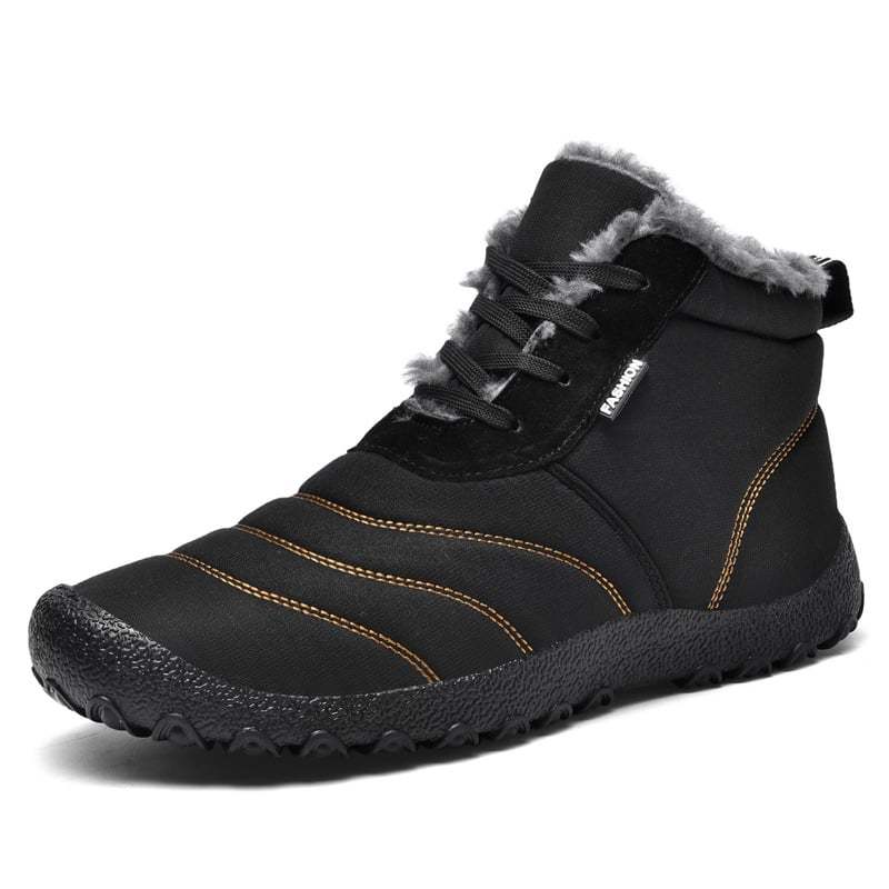 MEN'S COMFORTABLE VELVET SLIP-ON HIGH-TOP CASUAL SHOES