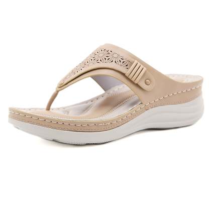 Vanccy summerWedge slippers women shoes