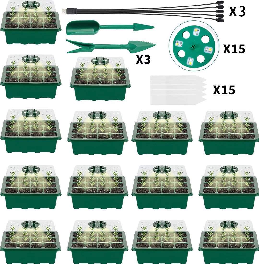 Adjustable Humidity Seed Starter Trays