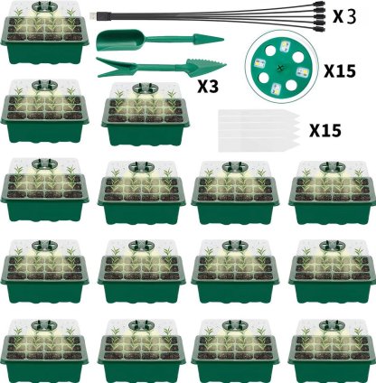 Adjustable Humidity Seed Starter Trays