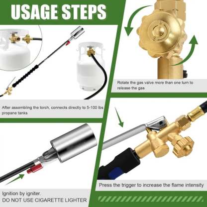 🔥NEW Propane Torch Weed Burner Kit