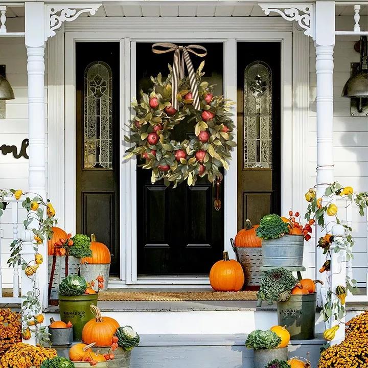 🍁Fall wreath - pomegranate wreath