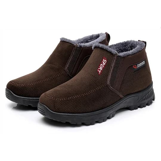 (⏰CLEARANCE SALE 70% OFF) Men's 2024 Winter New Waterproof And Non-Slip Slip-On Warm Cotton Shoes Correction Ankle Support Wide Toe Arch Support Sports Shoes-walkjoyful