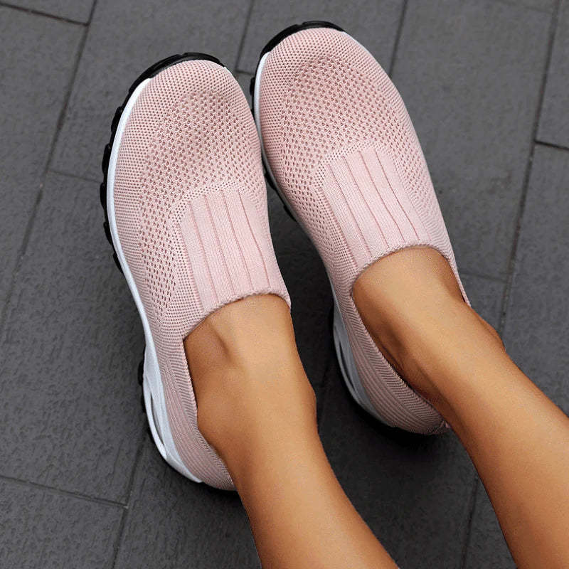 WOMEN SLIP-ON LIGHT AIR CUSHION ORTHOPEDIC SNEAKERS