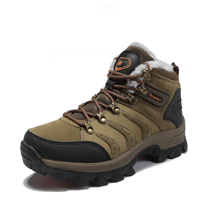 MEN'S WIDE FOOT COMFORT SPORT HIKING SHOES WITH ARCH SUPPORT AND SHOCK