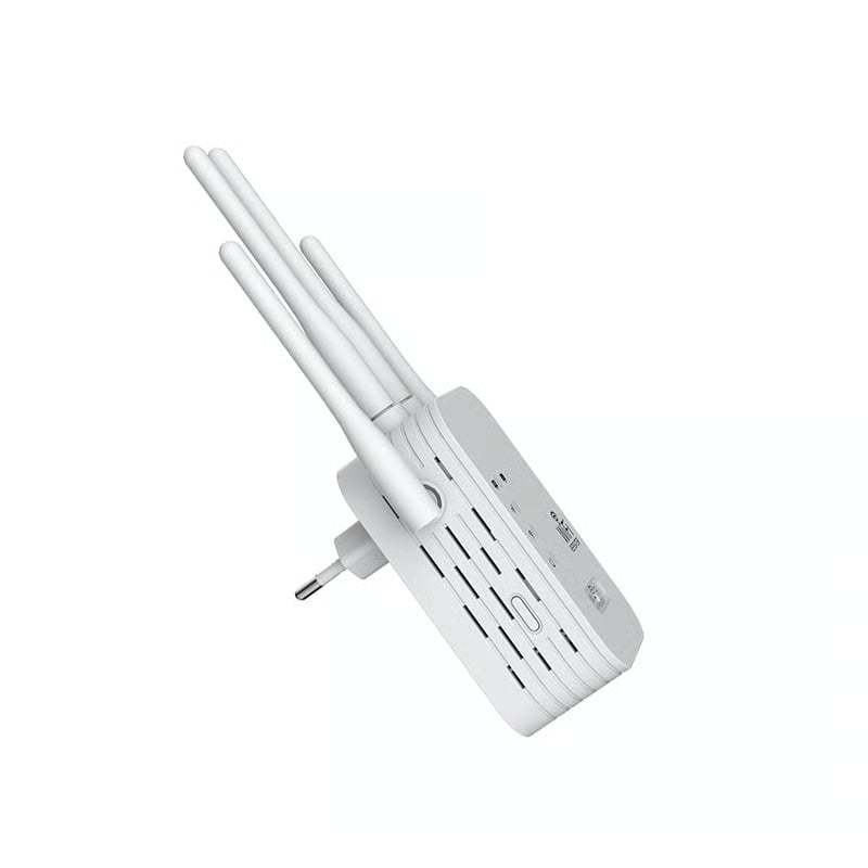 Upgraded 6-Antenna WiFi Extender, 300/1200Mbps Dual Band (5GHz/2.4GHz) Signal Booster, Covers 10,000 sq. ft & 50 Devices, Repeater with Ethernet Port for Home, Gifts