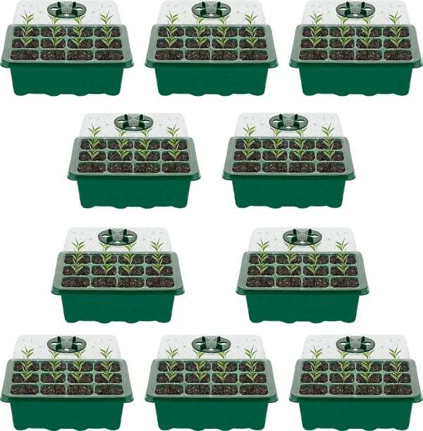 Adjustable Humidity Seed Starter Trays