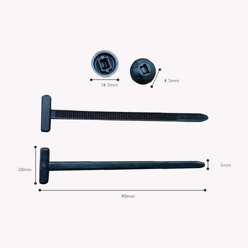 🚗 Instant Car Fix - 🔧 Nylon Universal Cable Tie Buckle - For Quick, Secure Vehicle Part Fastening!