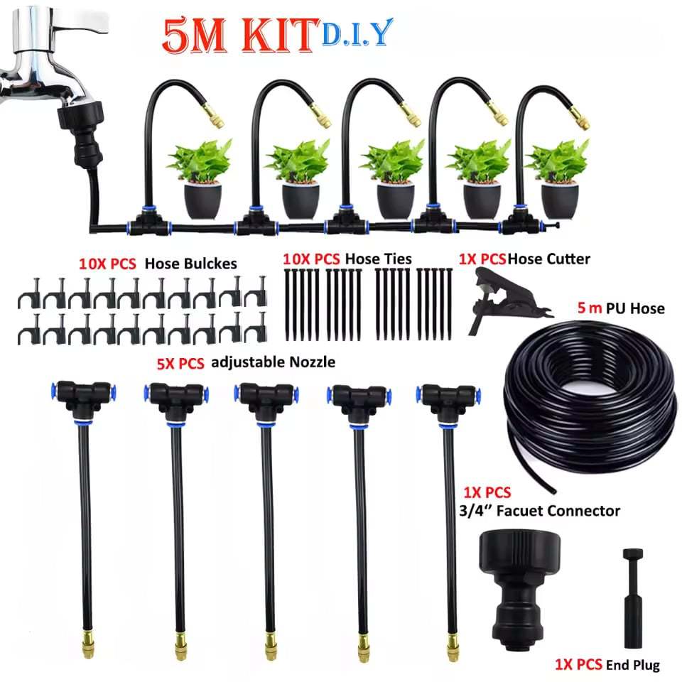 🔥360° Curved Garden Automatic Irrigation System