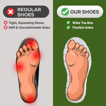 [👨‍⚕️Effect: Relieves Foot Pain] Men's Comfortable Orthopedic Support Shoes Lightweight Waterproof Hiking Work Shoes