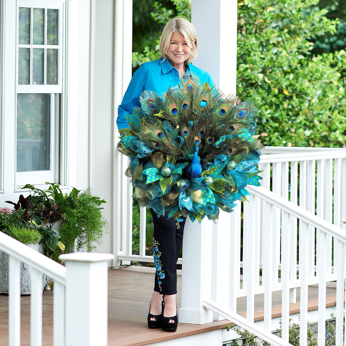 😍Wreaths to Wow Your Neighbors🦚Gorgeous Peacock Wreath