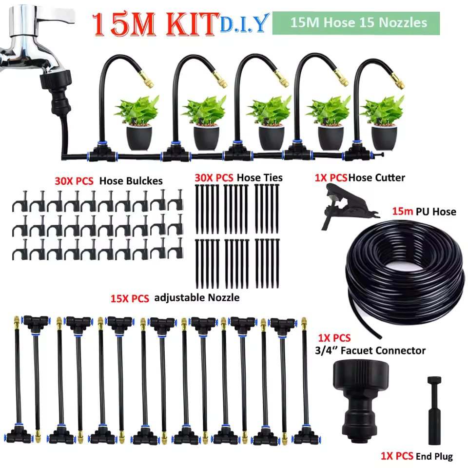 🔥360° Curved Garden Automatic Irrigation System
