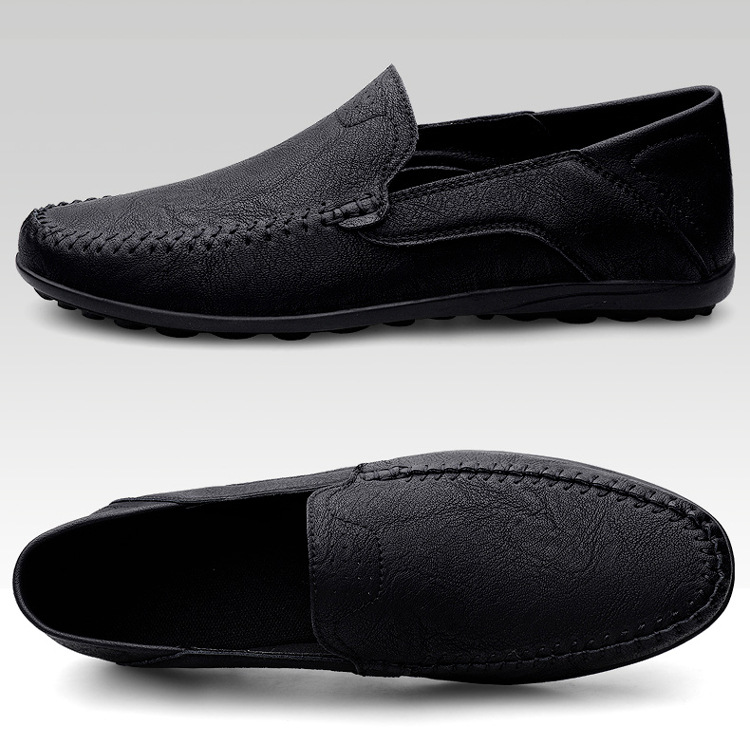 MEN'S HANDMADE LEATHER BREATHABLE NON-SLIP ARCH SUPPORT CASUAL SHOES