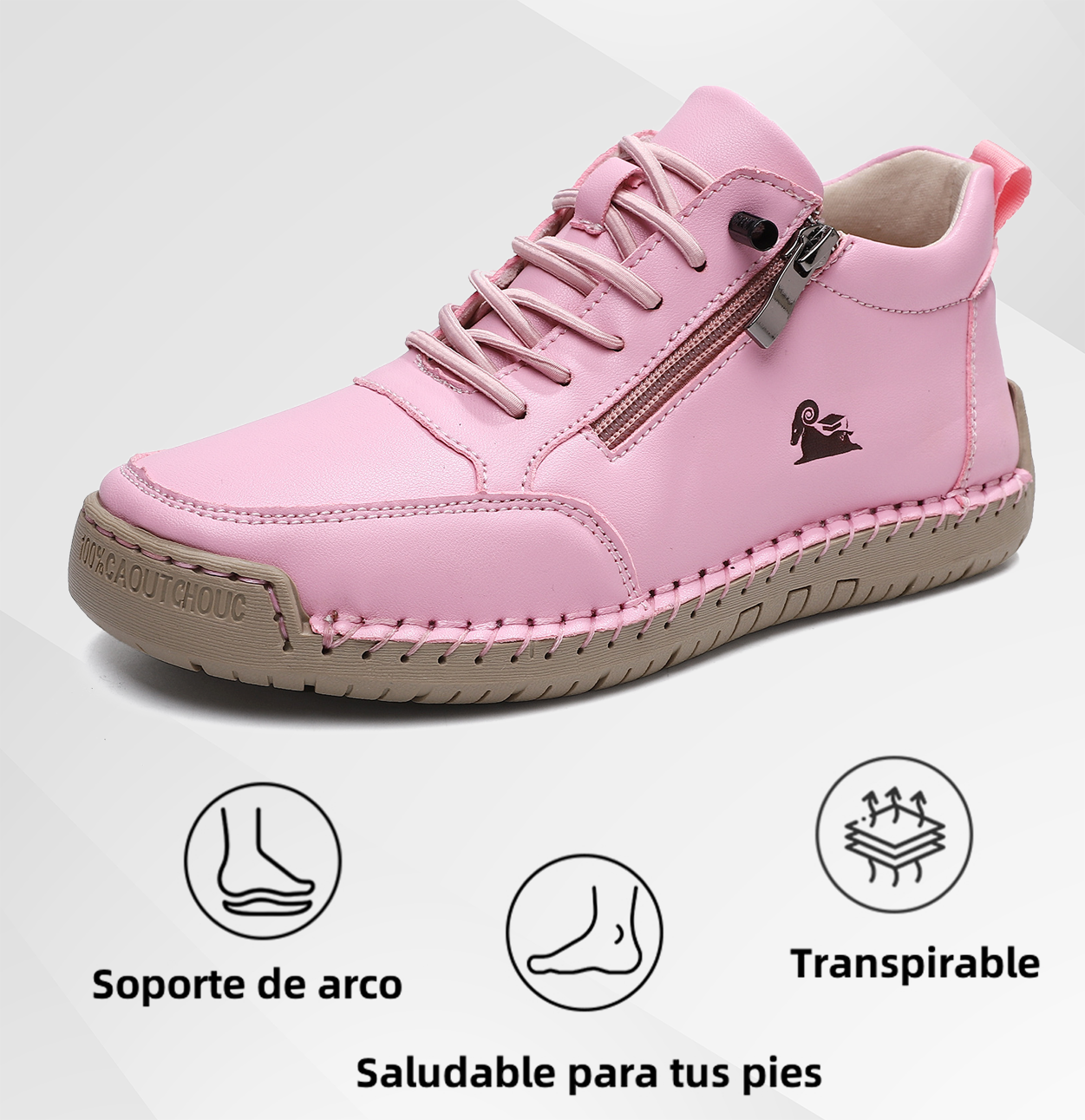 ( 50% de descuento - No te lo pierdas!) Zapatos de piel de becerro seleccionados - Zapatos ortop��dicos - - Duraderos, antideslizantes e impermeables (soporte de arco, alivio del dolor, unisex)