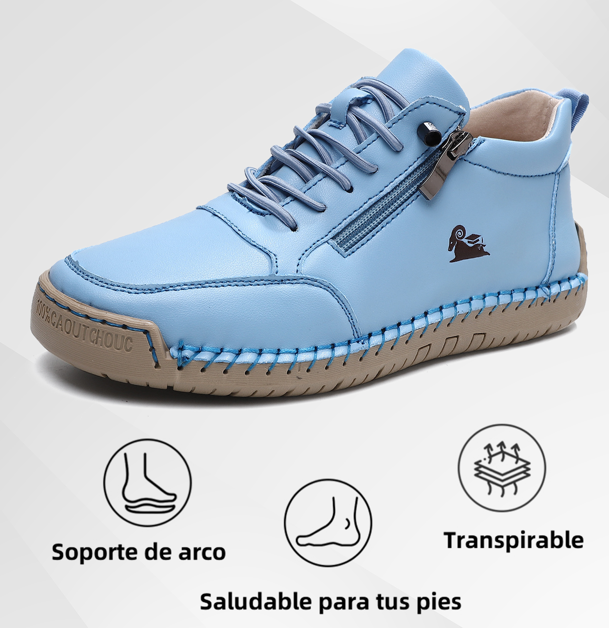 ( 50% de descuento - No te lo pierdas!) Zapatos de piel de becerro seleccionados - Zapatos ortop��dicos - - Duraderos, antideslizantes e impermeables (soporte de arco, alivio del dolor, unisex)