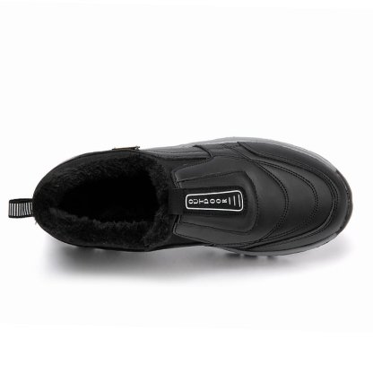(e??��Best Selling) Men's Comfortable Waterproof Orthopedic Walking Shoes Plus Velvet Shoes