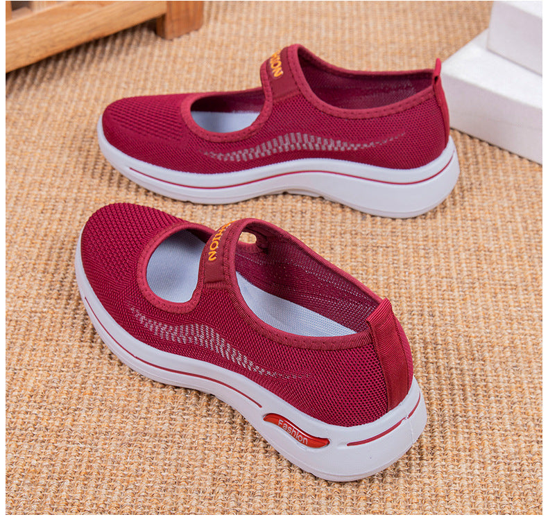 Fashion Hollow Casual Sport Shoes Women Comfort Light Running Women's Shoes Flat Loafers