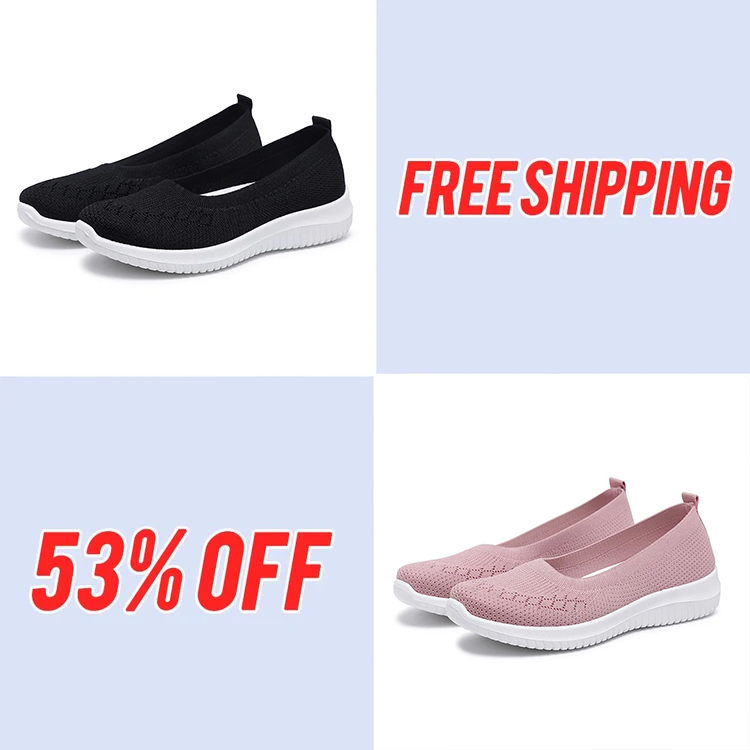 Women's Orthopedic breathable sweat-absorbing walking shoes-walkjoyful