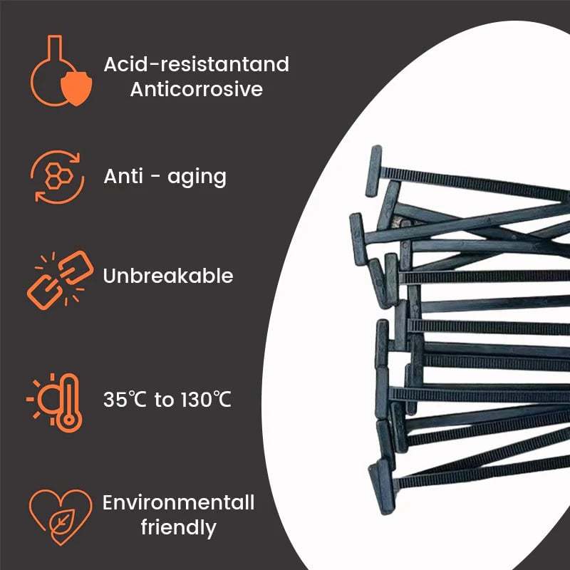 🚗 Instant Car Fix - 🔧 Nylon Universal Cable Tie Buckle - For Quick, Secure Vehicle Part Fastening!